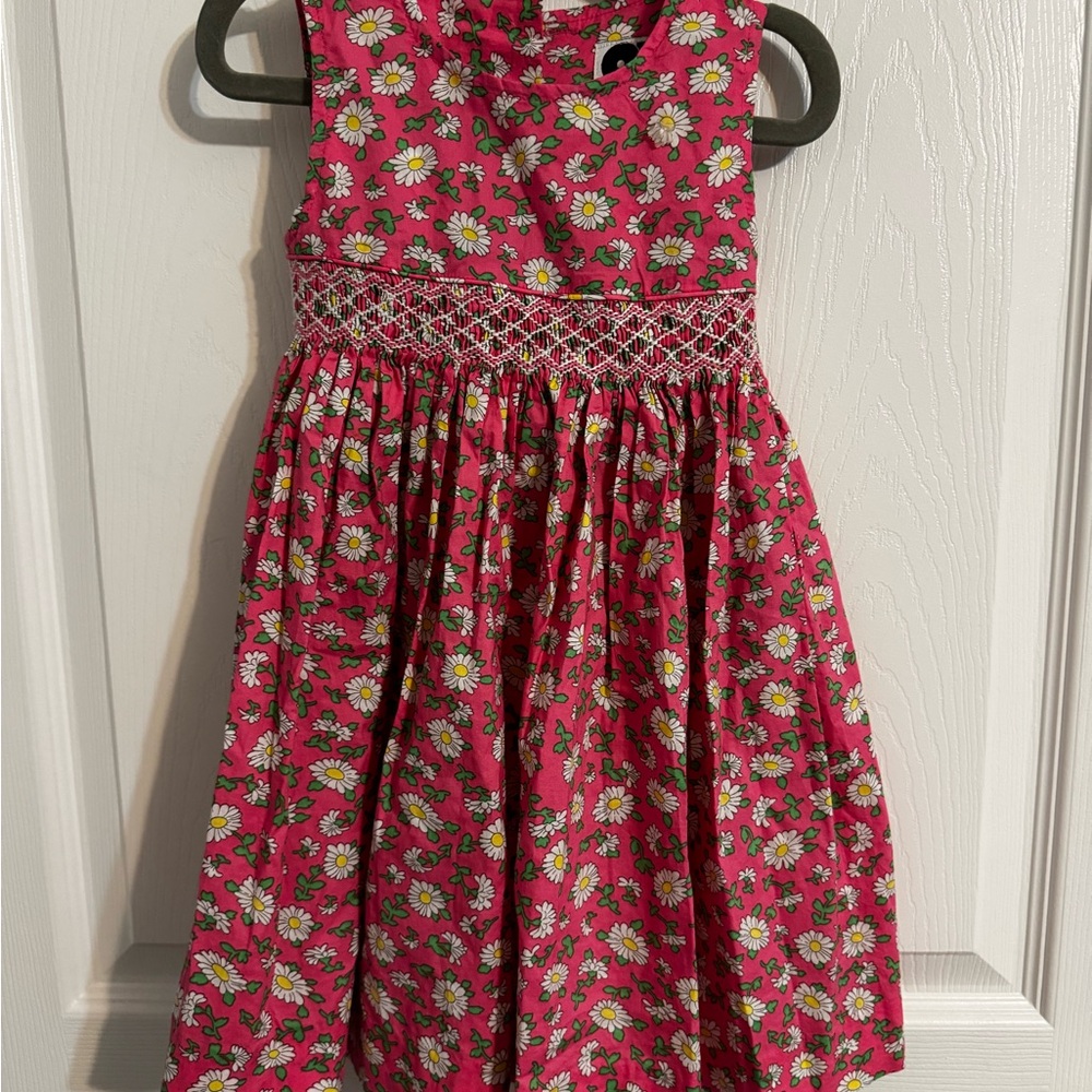 Floral Pink Spring Kids Dress (size 1-2)